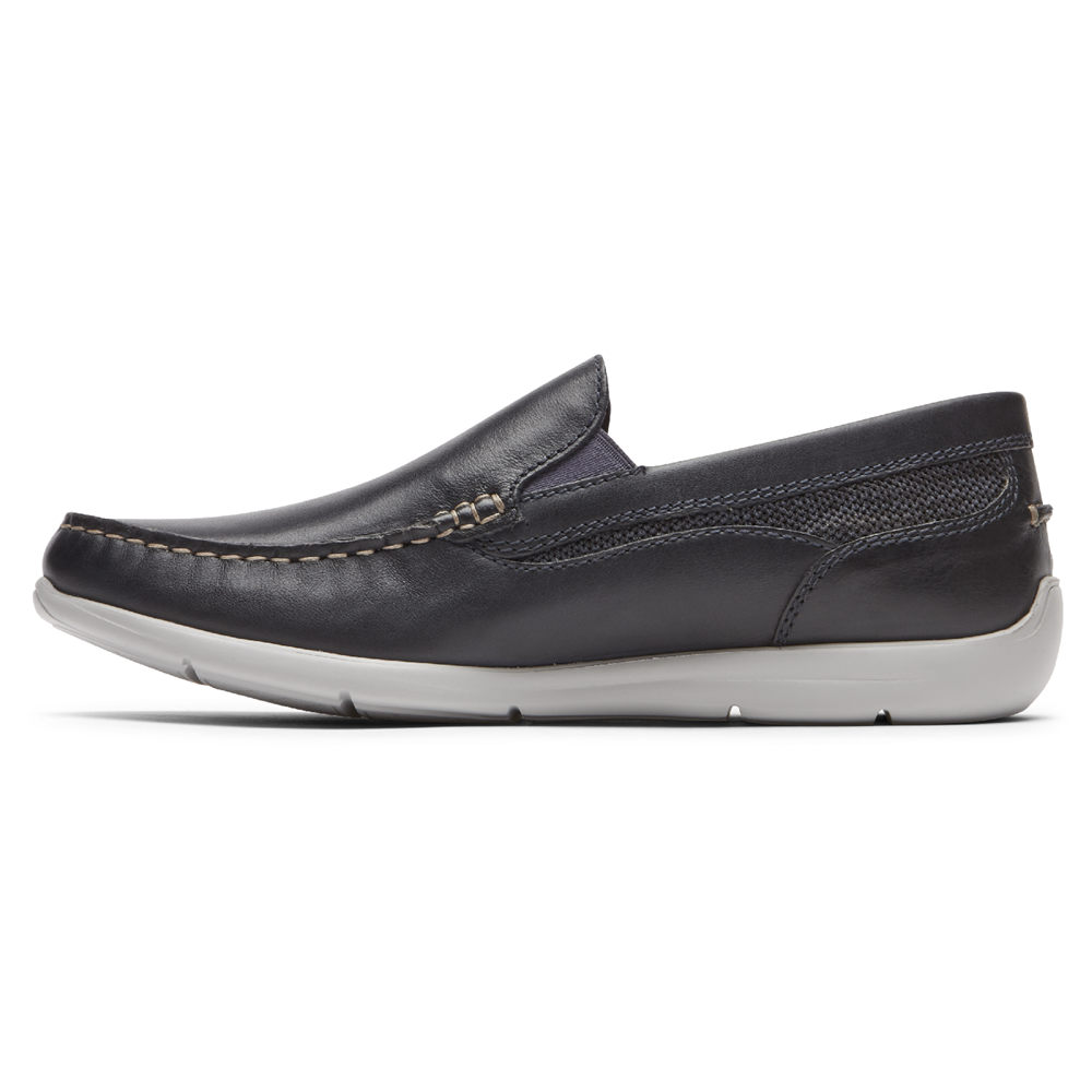 Rockport Singapore Mens Slip-On - Cullen Venetian Navy - XJ9156078